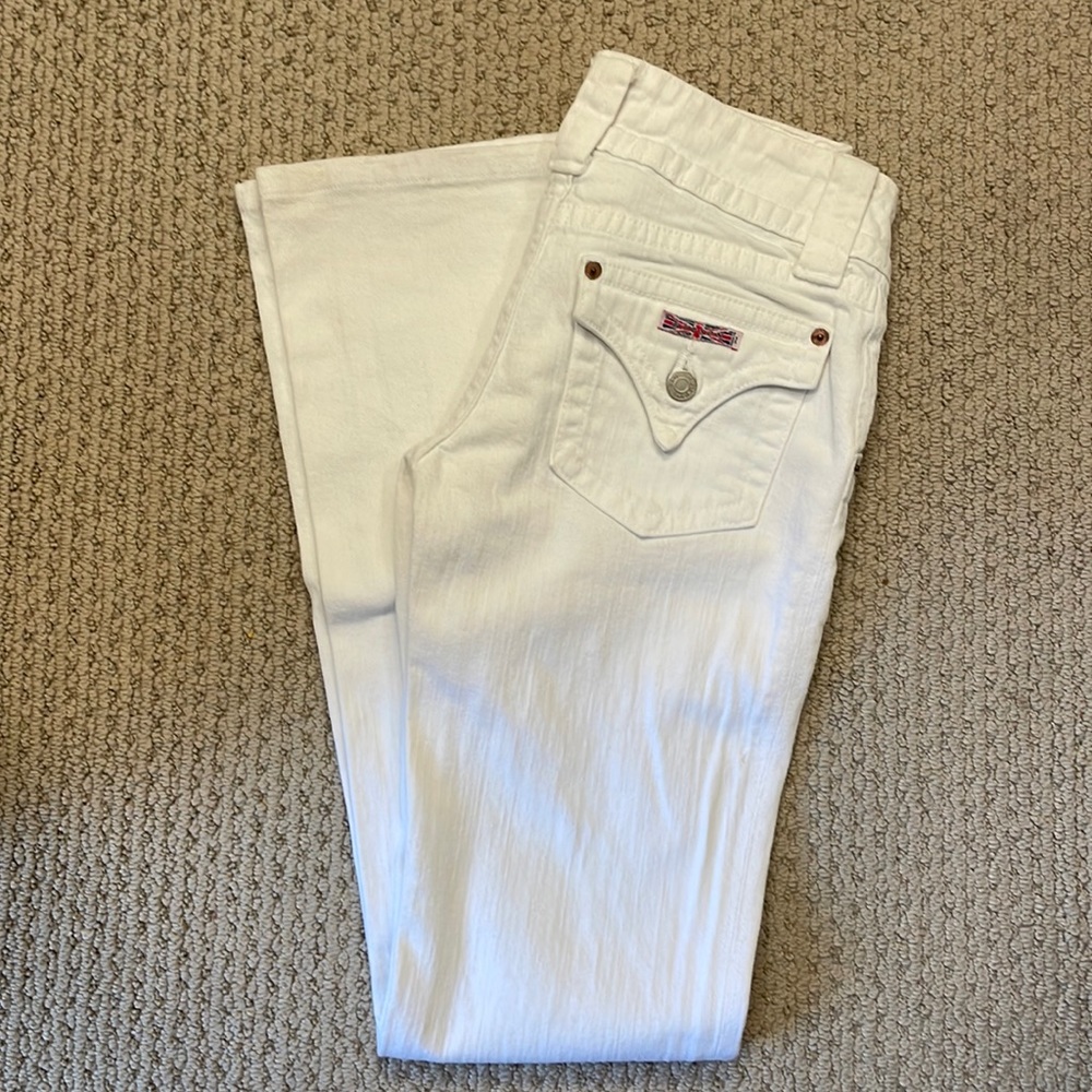 Hudson | White Flare Jeans